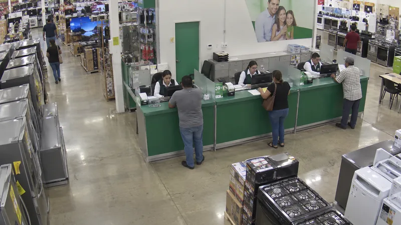 Módulo bancario en tienda