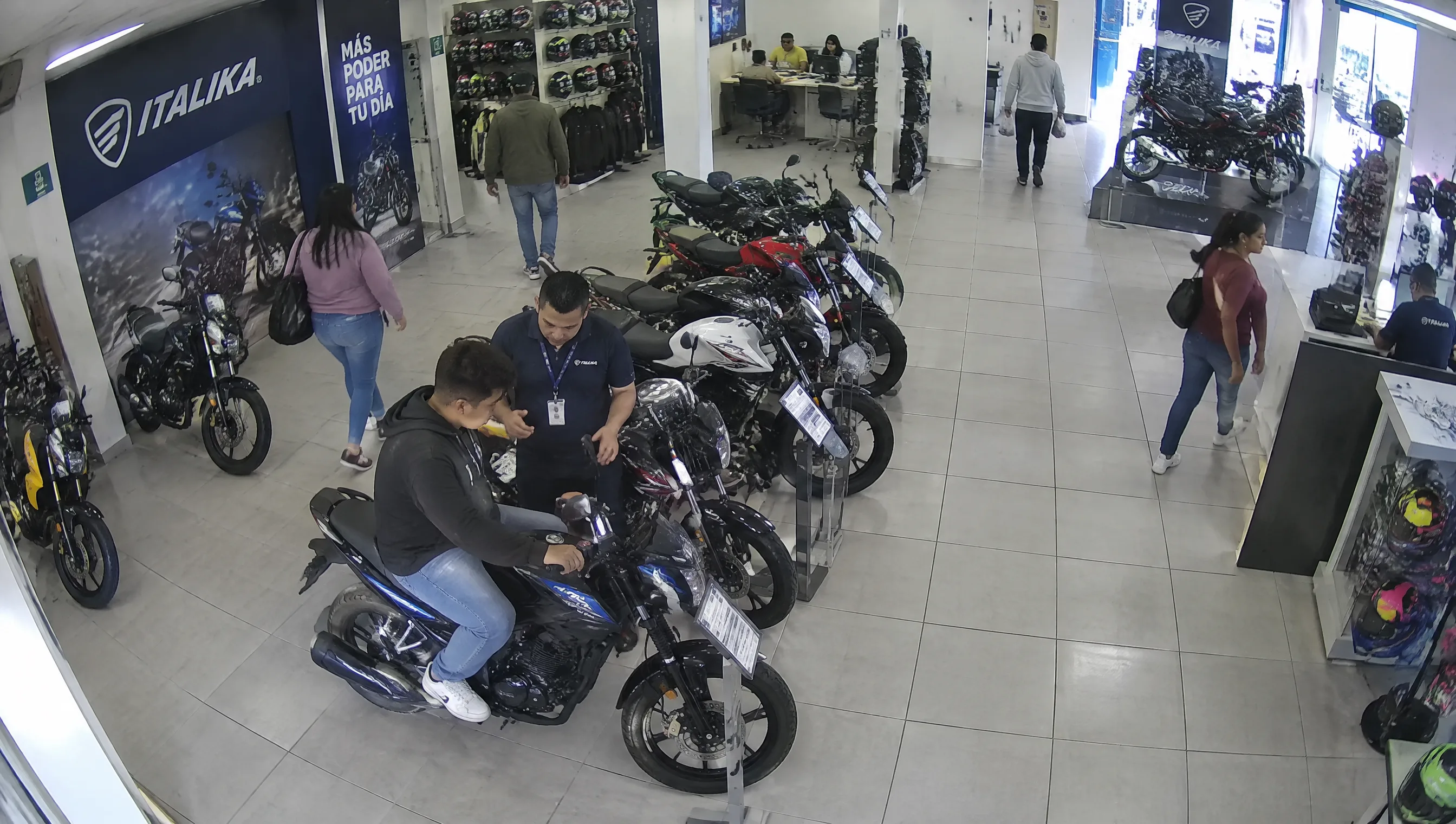 Piso de venta de motocicletas